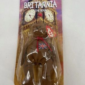 Ty McDonalds Teenie Beanie 1999 Britannia The Bear-Damaged Packaging